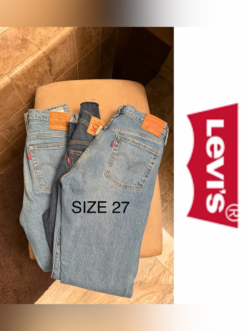 Levi's Women's 3-Pack Denim Jeans - Light Blue & Dark Blue